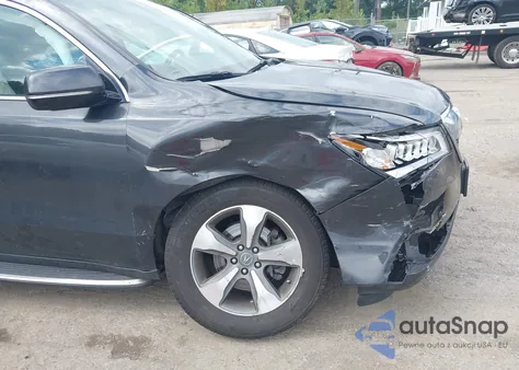 2016 Acura Mdx Acurawatch Plus Package from USA, damaged, VIN 5FRYD4H28GB039787